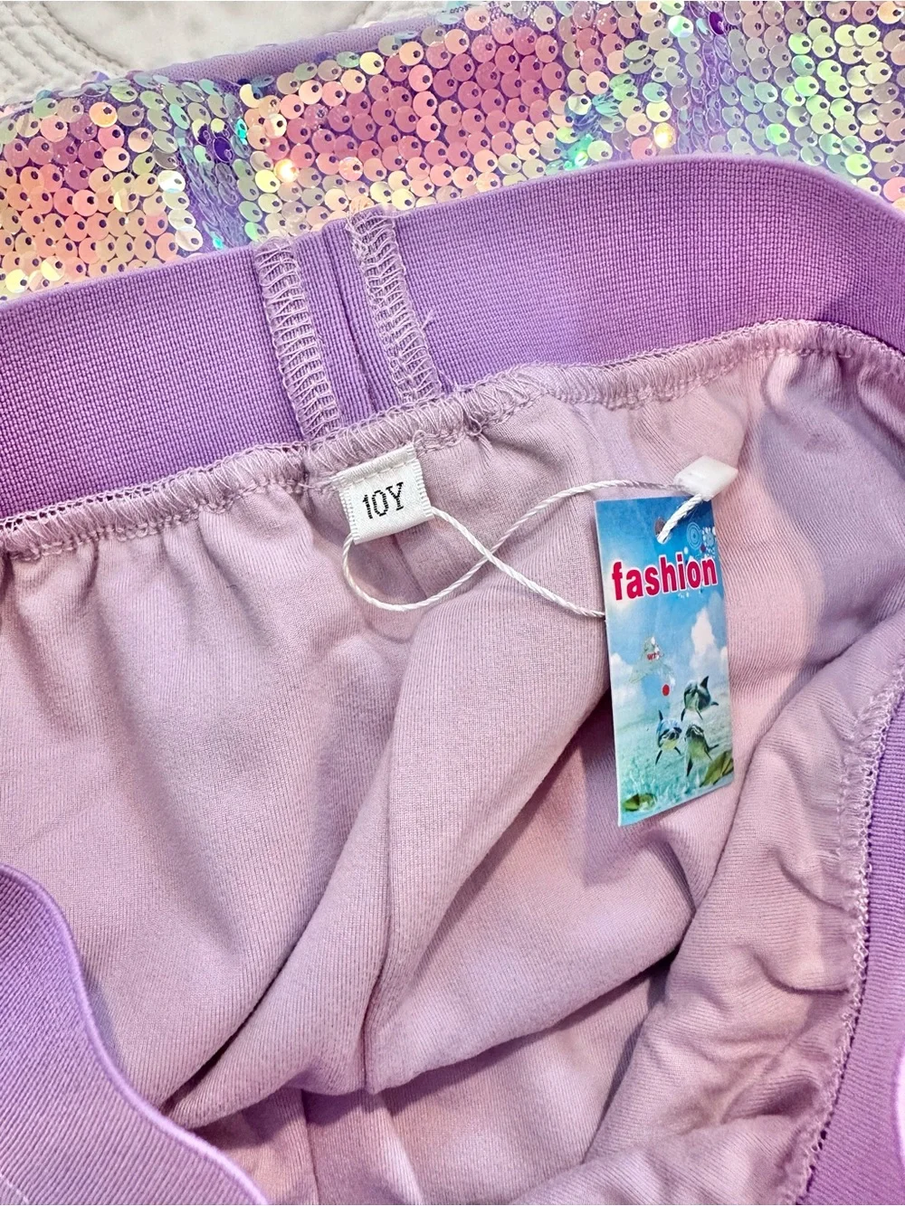 NWT Iridescent Lilac Sequin Skirt 💜✨